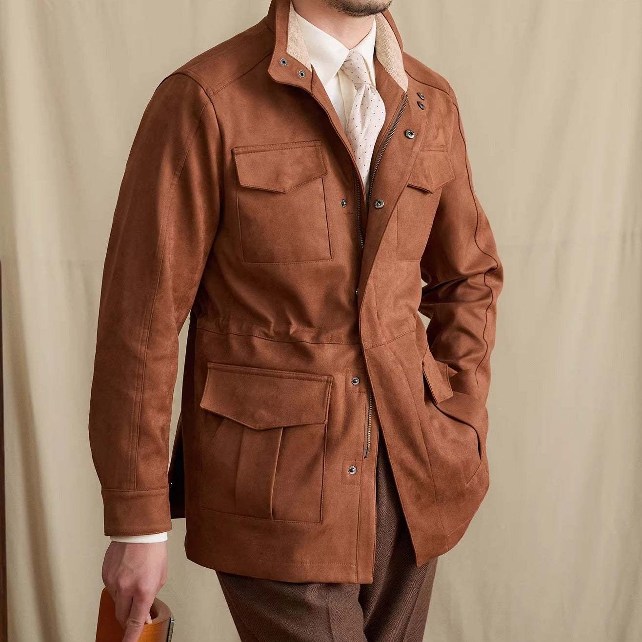 St James Hunting Faux Suede Jacket
