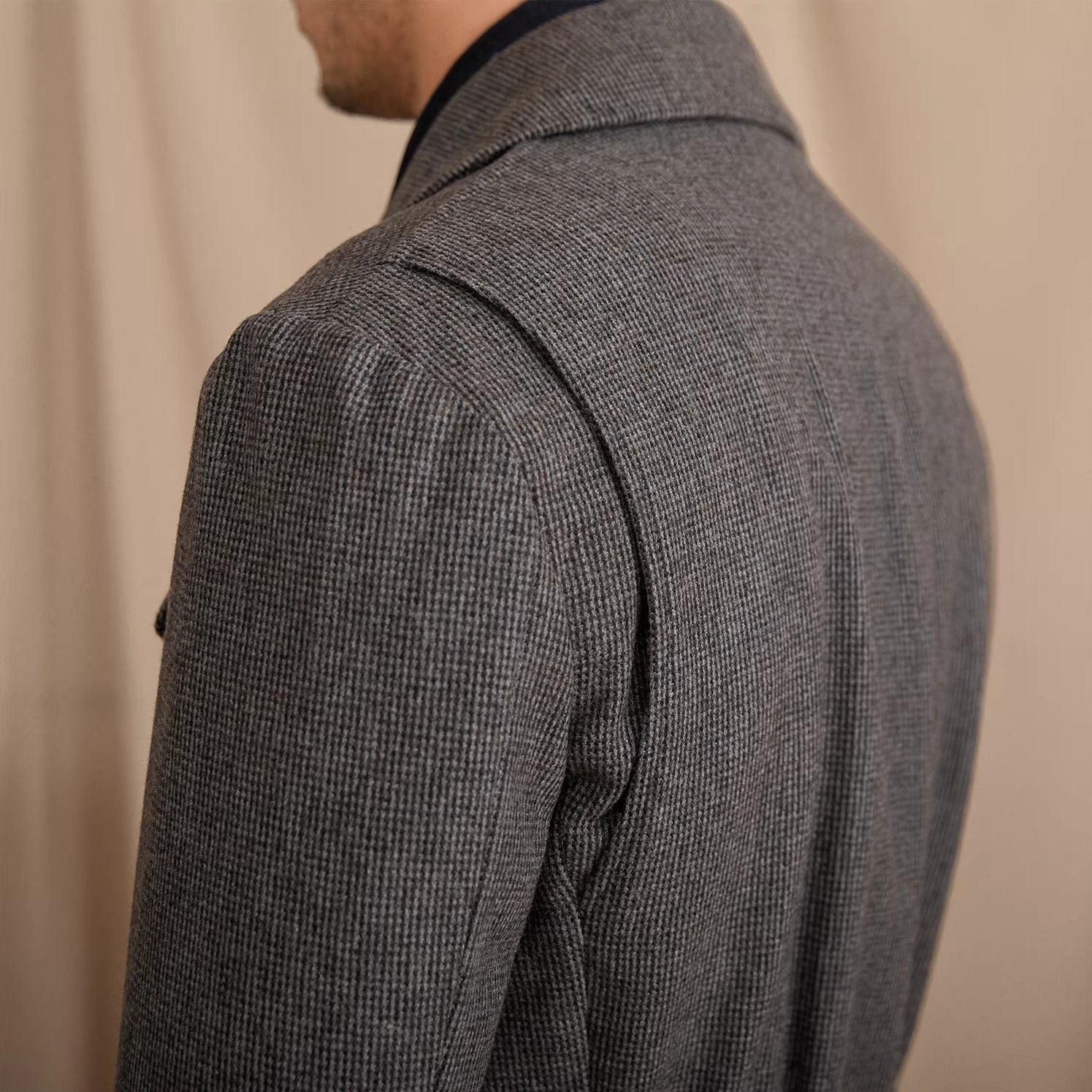 Montmartre Wool Blend Military Suit Collar Jacket