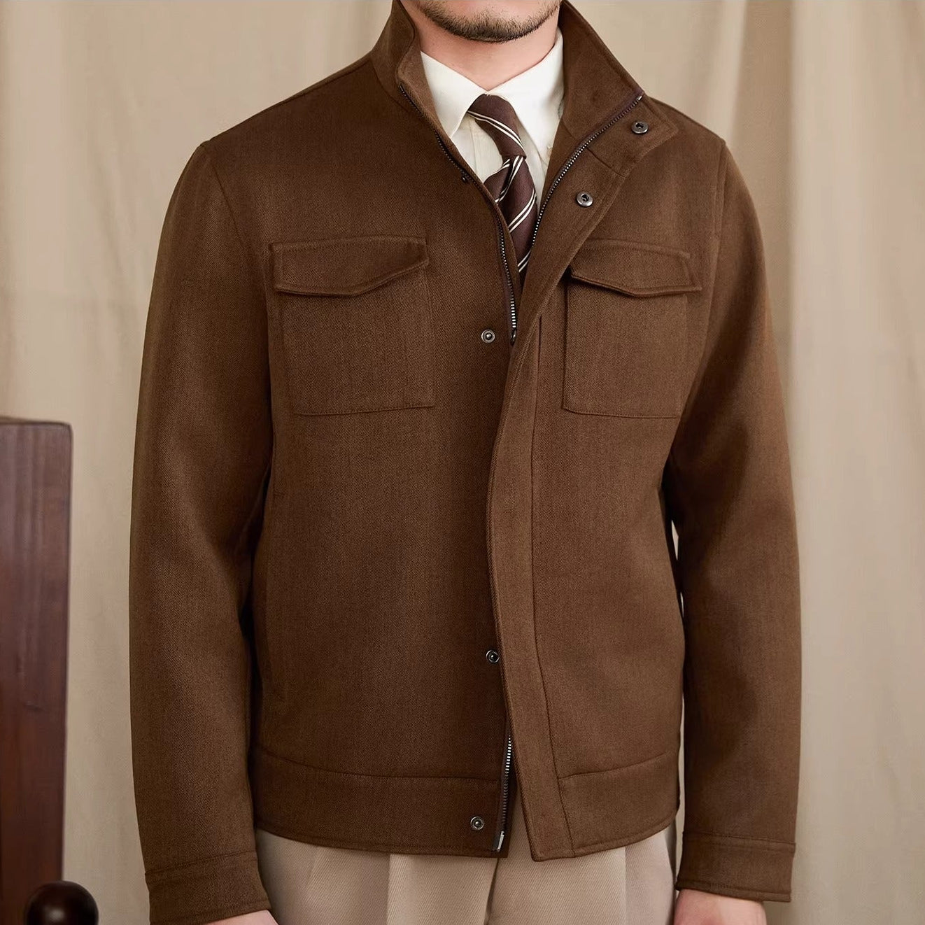 Knightsbridge Wool Blend Short Jacket