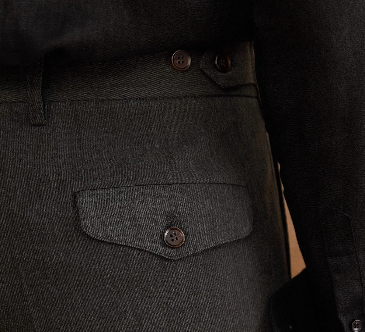 Hollywood Coin Pocket Straight Fit Trousers
