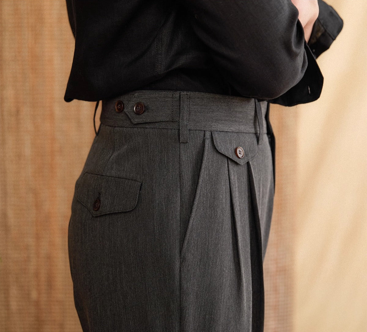 Hollywood Coin Pocket Straight Fit Trousers