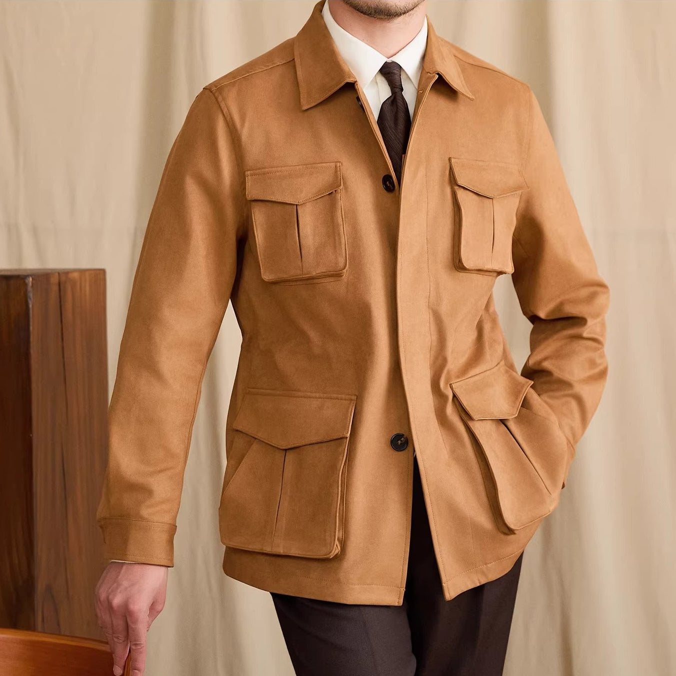 Hyde Faux Suede Hunting Jacket