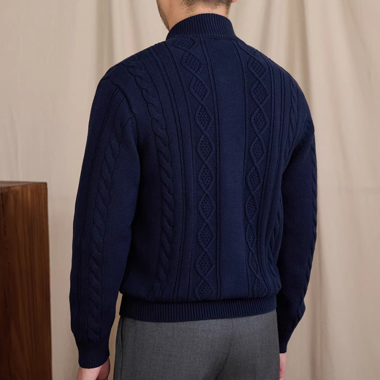 Lazio Geometric Knitted Cardigan