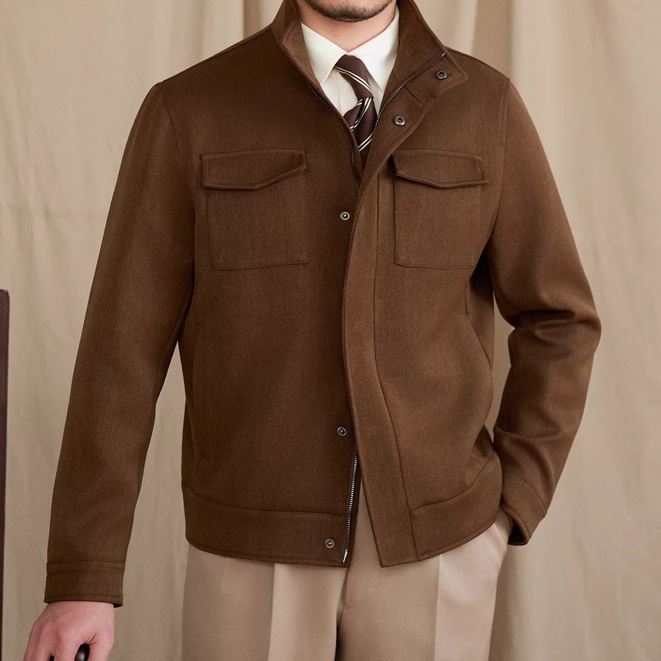 Knightsbridge Wool Blend Short Jacket