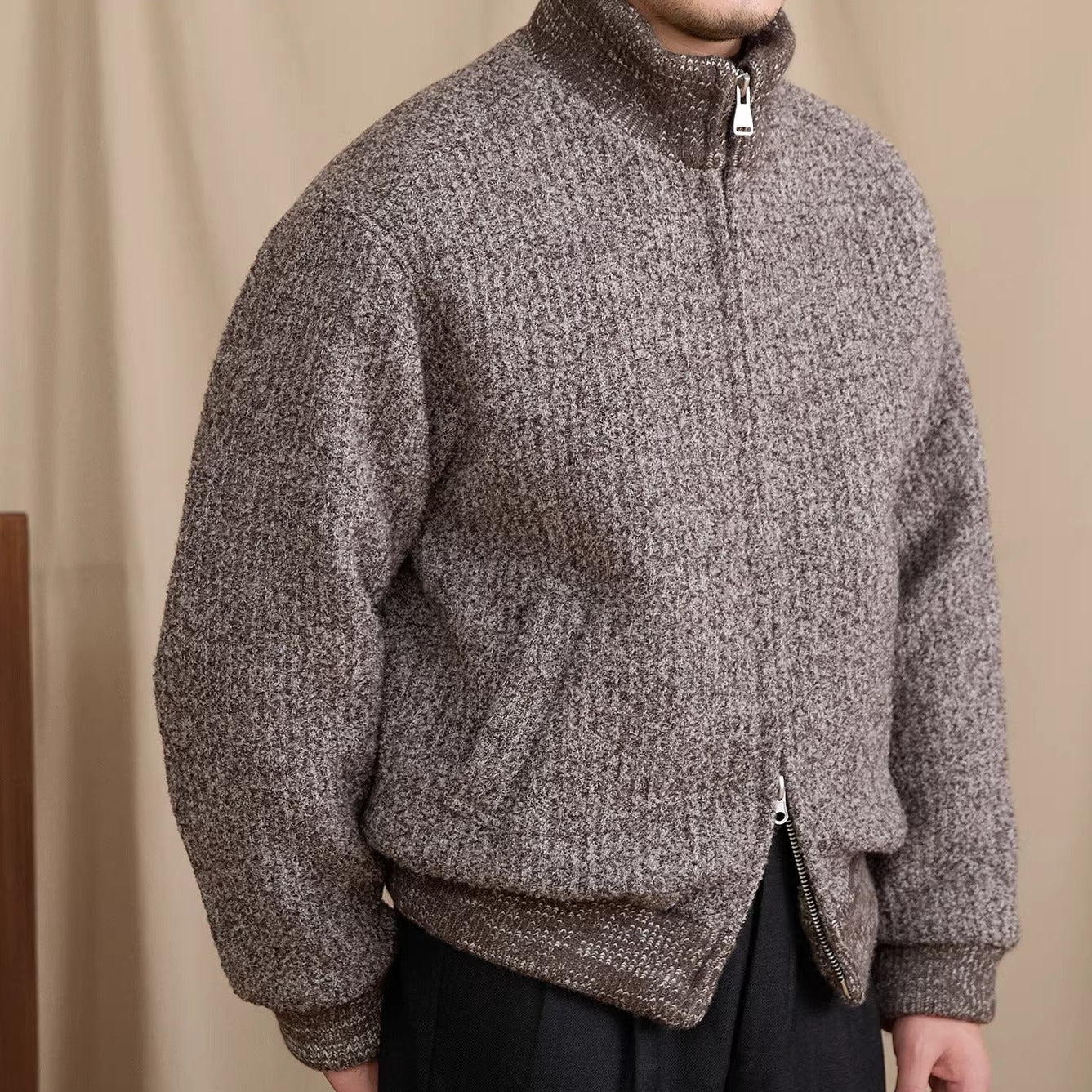 St Moritz Down Padded Wool Blend Jacket