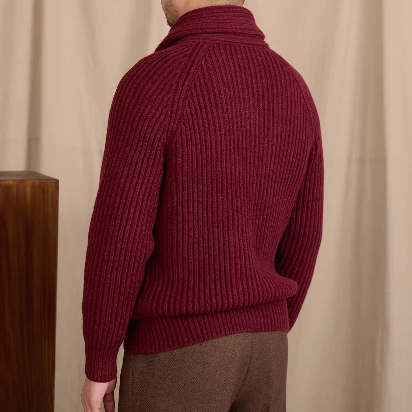 Zermatt Thick Shawl Collar Cardigan