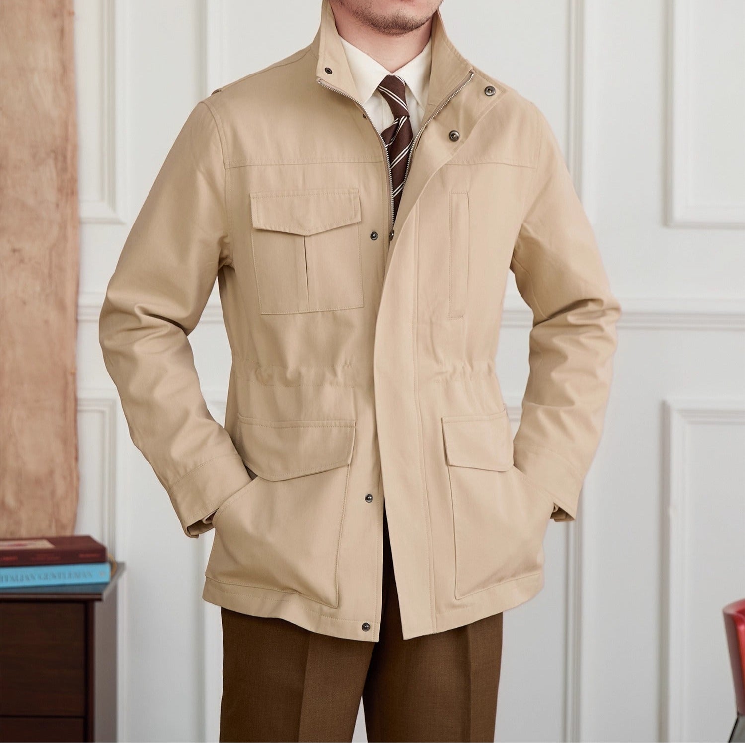Hyde Cotton Blend Hunting Jacket