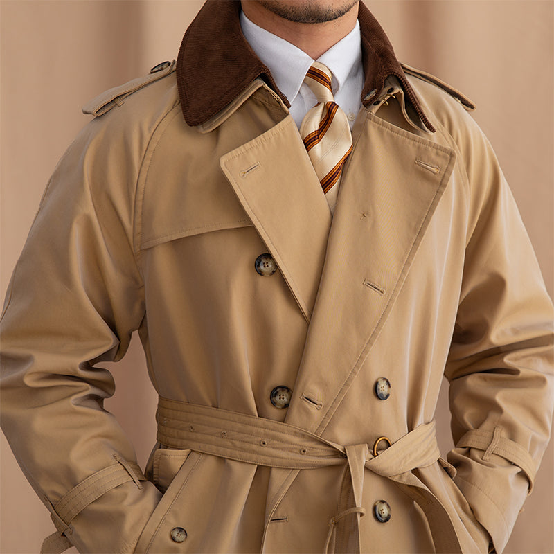 Tivoli Belted Double Breasted Vintage Trench Coat