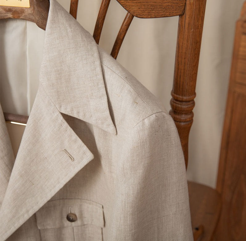 Potenza Linen Safari Jacket