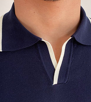 Yacht Weekend Contrast Piping Polo