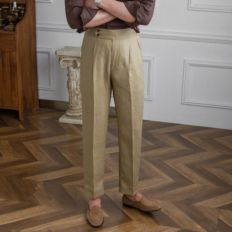 Linen Trousers - Buy Latest Mens Linen Trousers Online