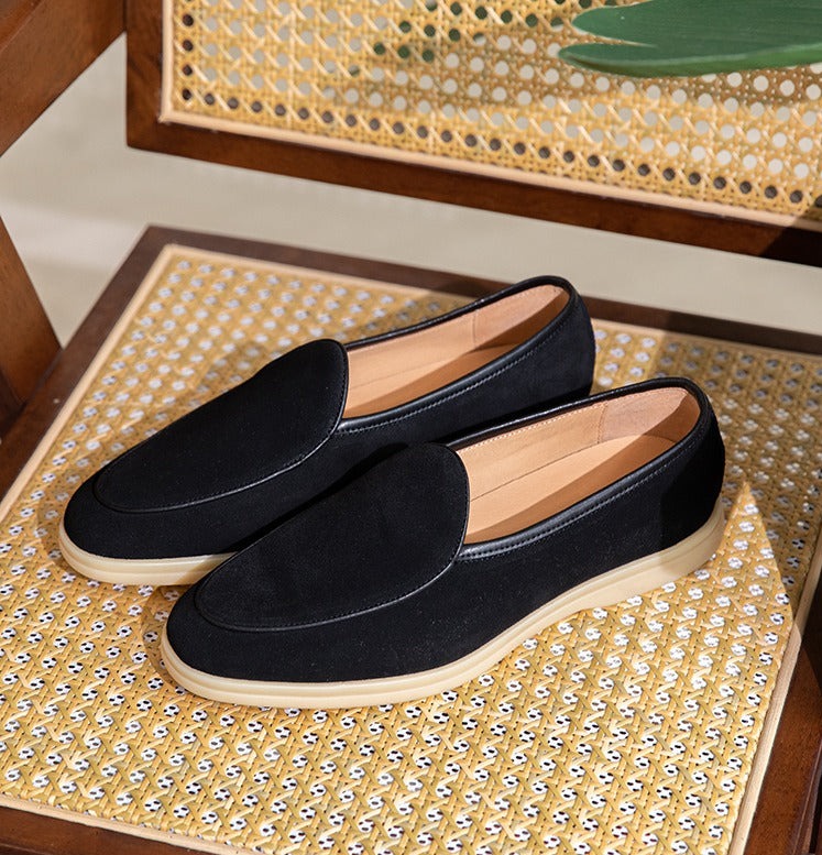 Du Cap Suede Belgian Loafer