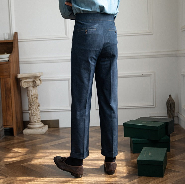 Denim Portovenere Straight Fit Trouser