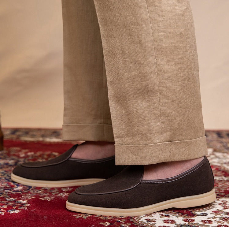 Du Cap Suede Belgian Loafer