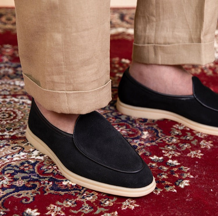 Du Cap Suede Belgian Loafer