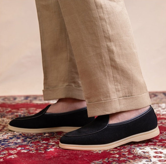 Du Cap Suede Belgian Loafer