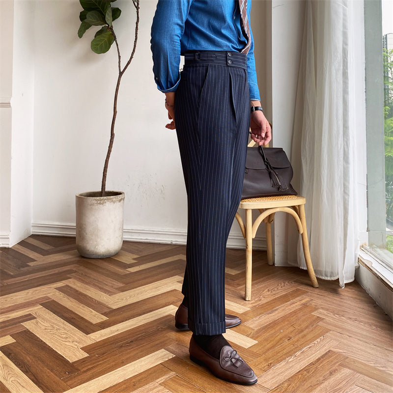 Pinstripe Flannel Trouser in Pants & Shorts | Vince