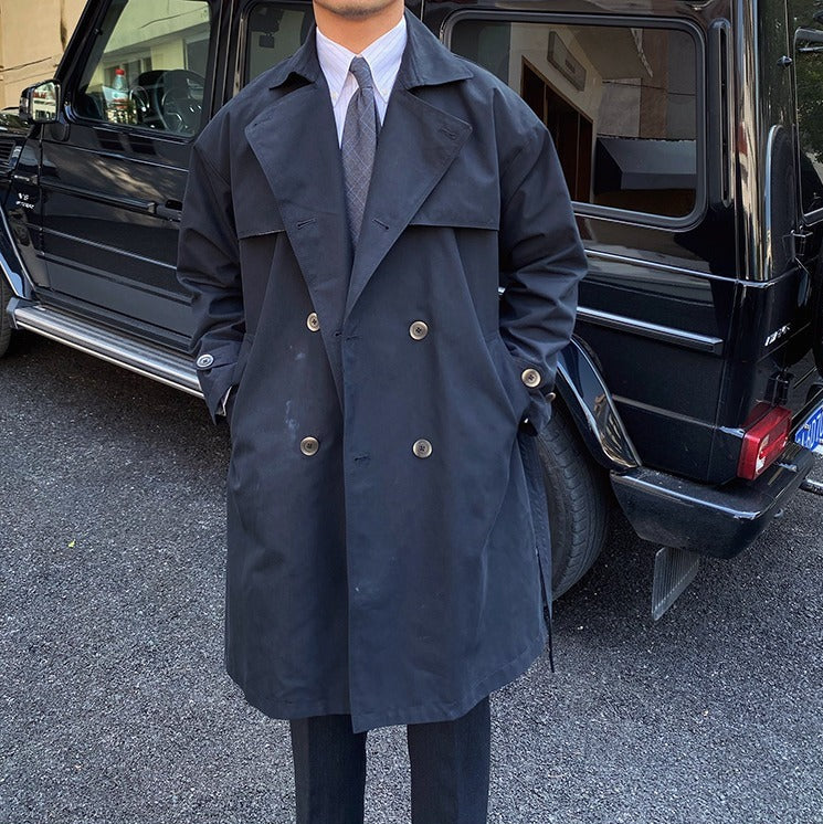 Stockholm Double Breasted Belted Trench Coat