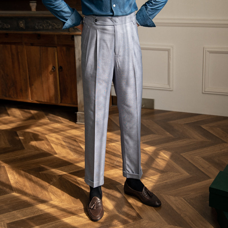 Buy HOP Kids by Westside Light Blue Oxford Trousers Online at best price at  TataCLiQ