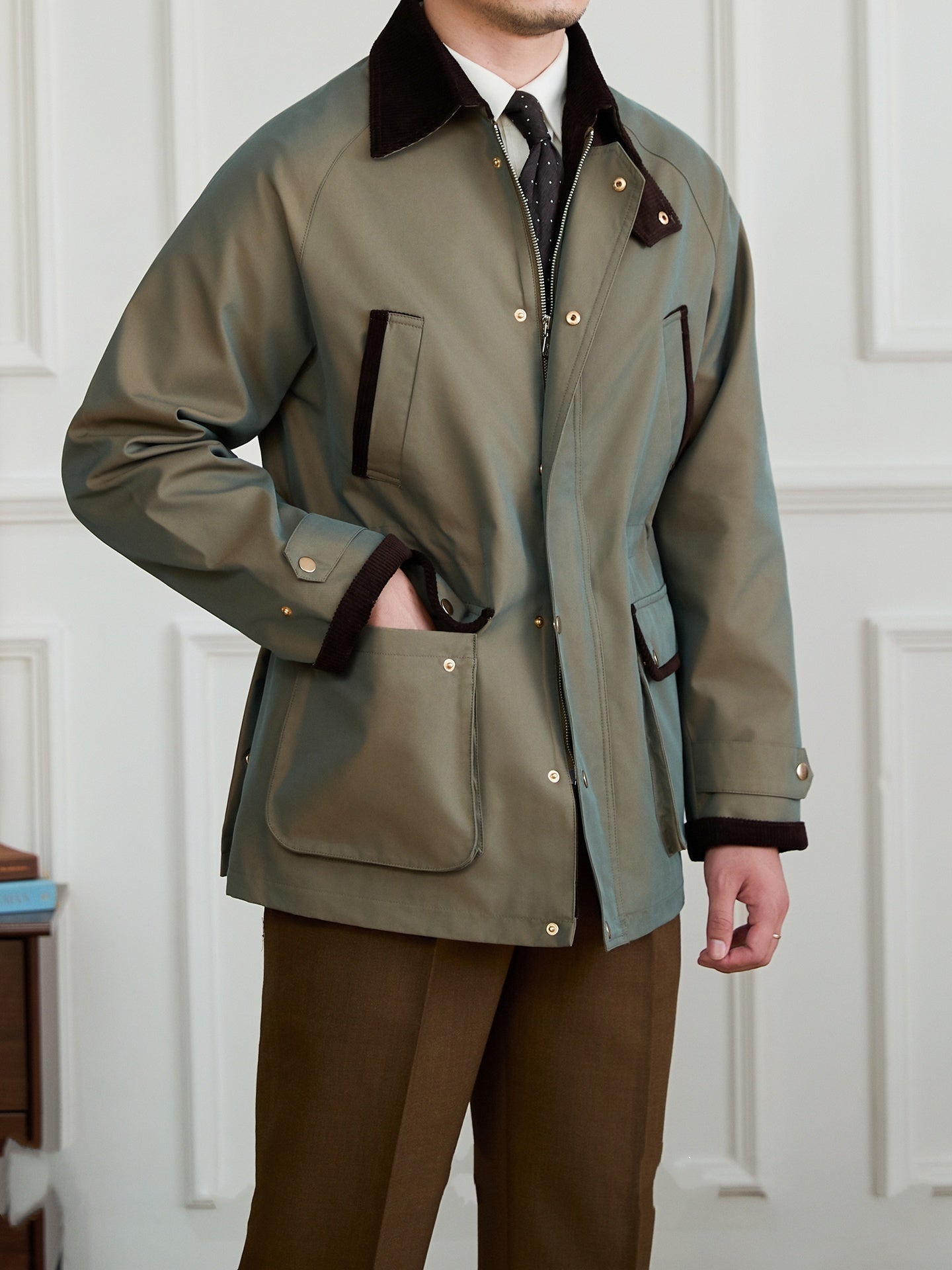 Vintage Cotswolds Waterproof Academia Jacket
