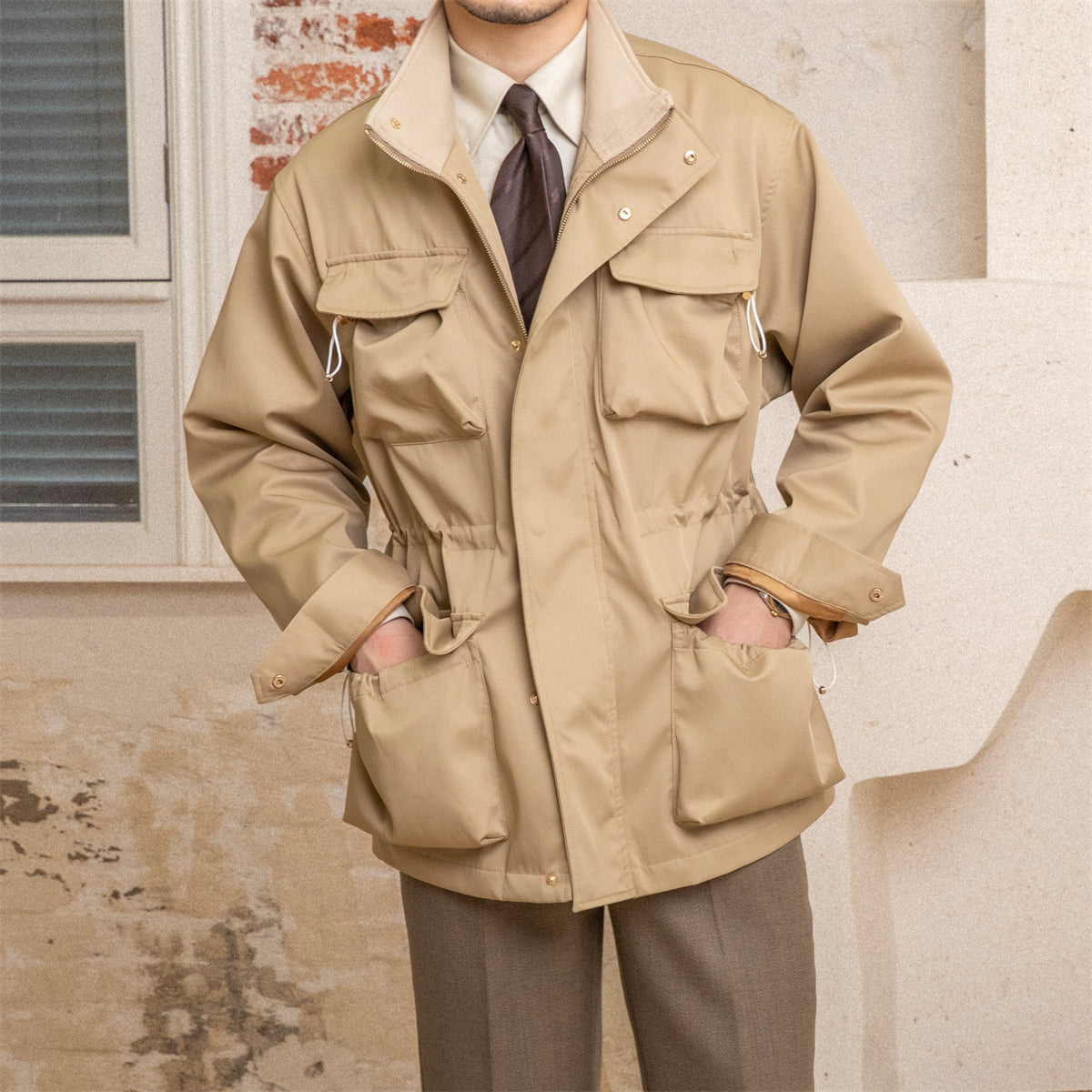 Axbridge Cotton Blend Field Jacket