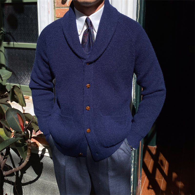 Bond Street Shawl Collar Knitted Cardigan