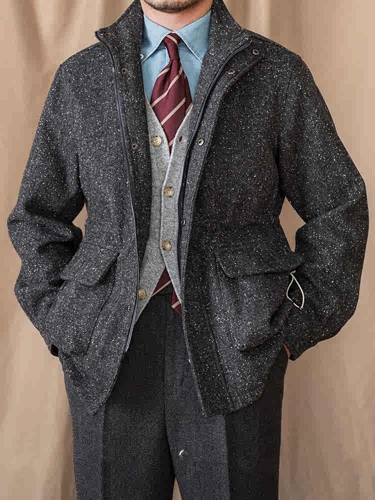 Lavenham Wool Silk Field Jacket