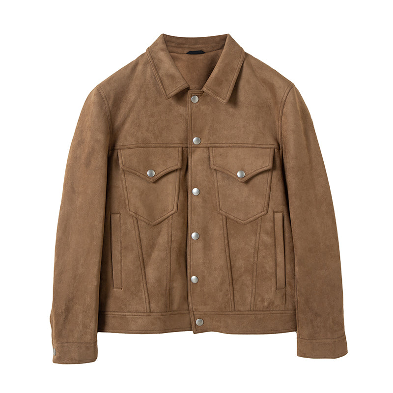 Veste-chemise Western en daim 