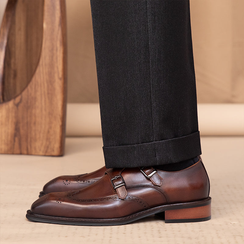 Kingsman Double Monk Strap Shoes