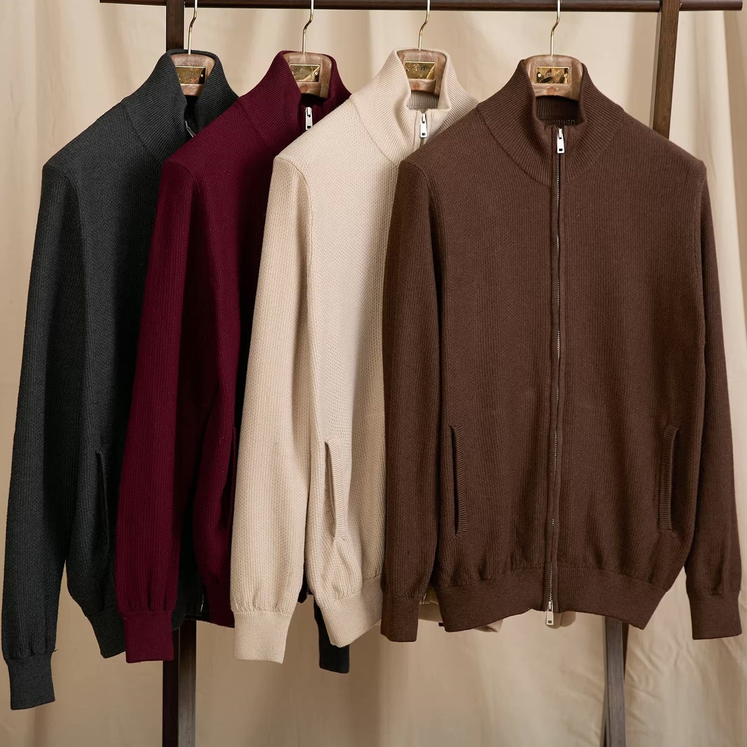 Ufficio Wool Blend Knitted Cardigan