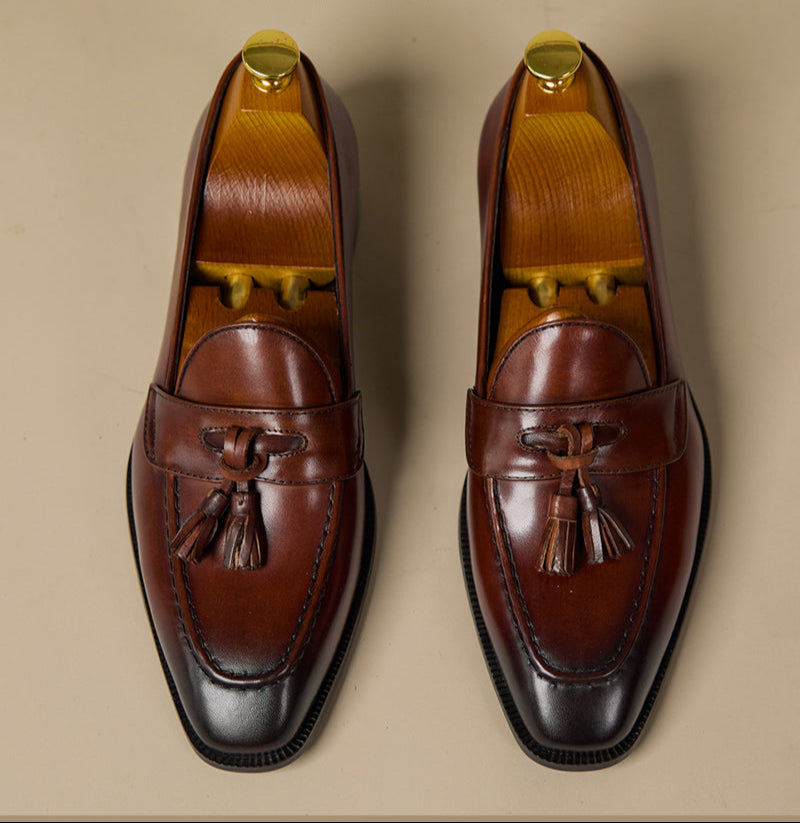 Citi Calf Leather Tassel Loafers