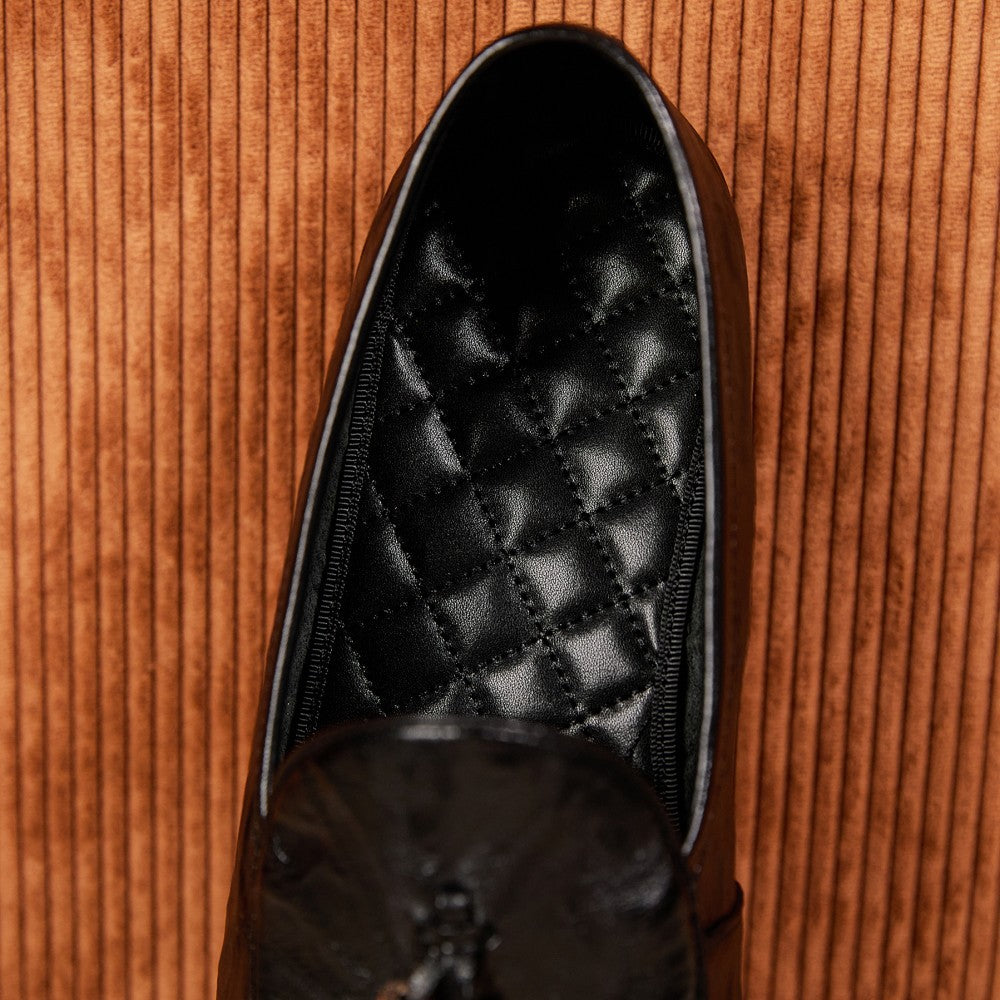 Patina Tassel Leather Loafer