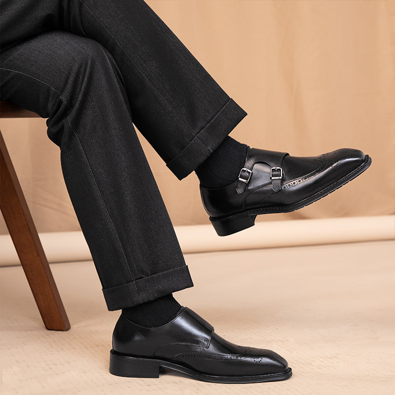 Kingsman Double Monk Strap Shoes