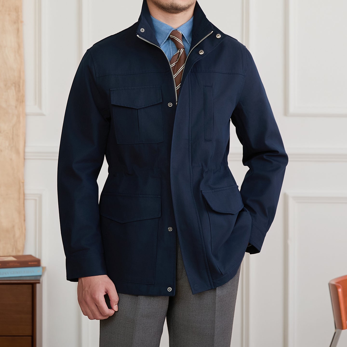 Hyde Cotton Blend Hunting Jacket