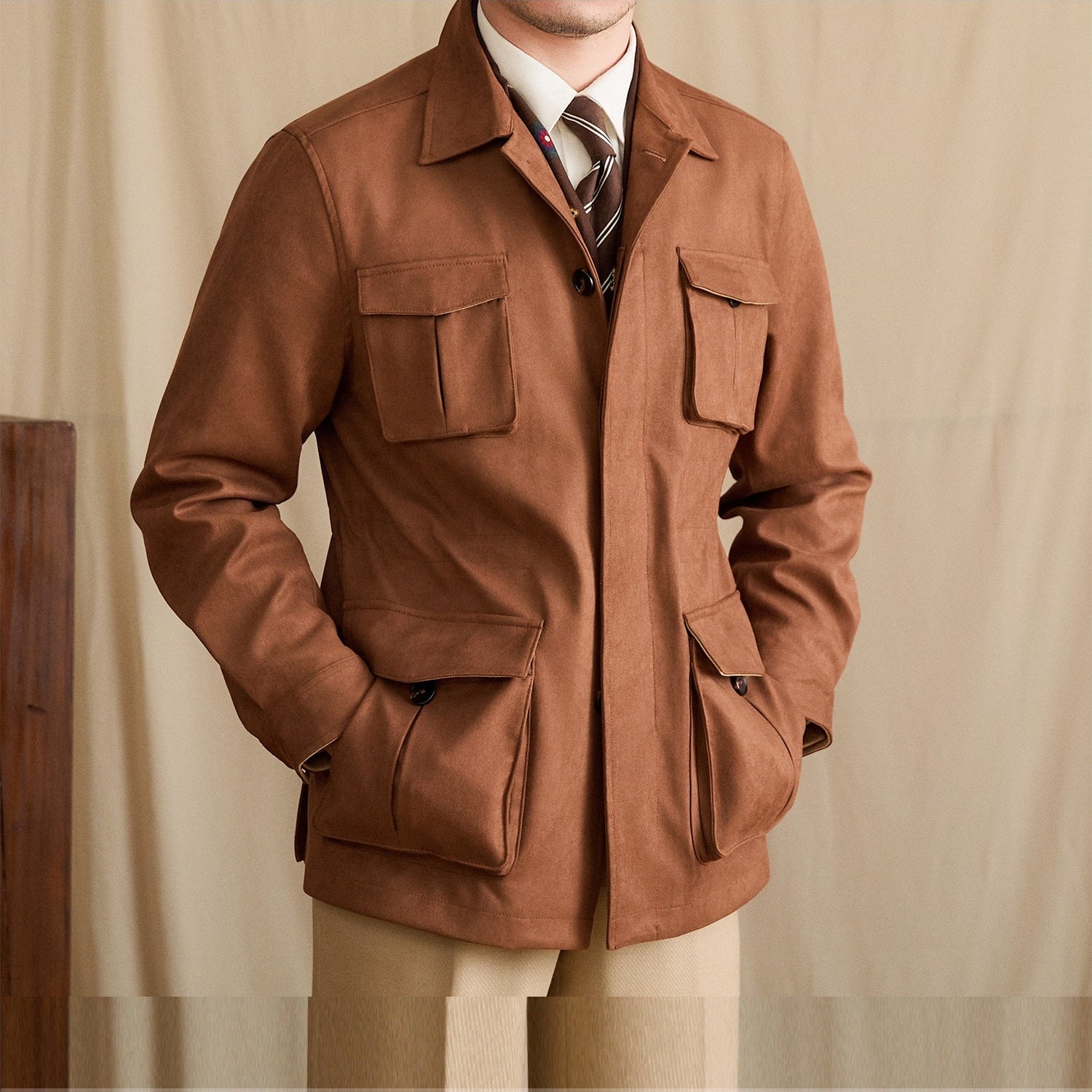 Hyde Faux Suede Hunting Jacket