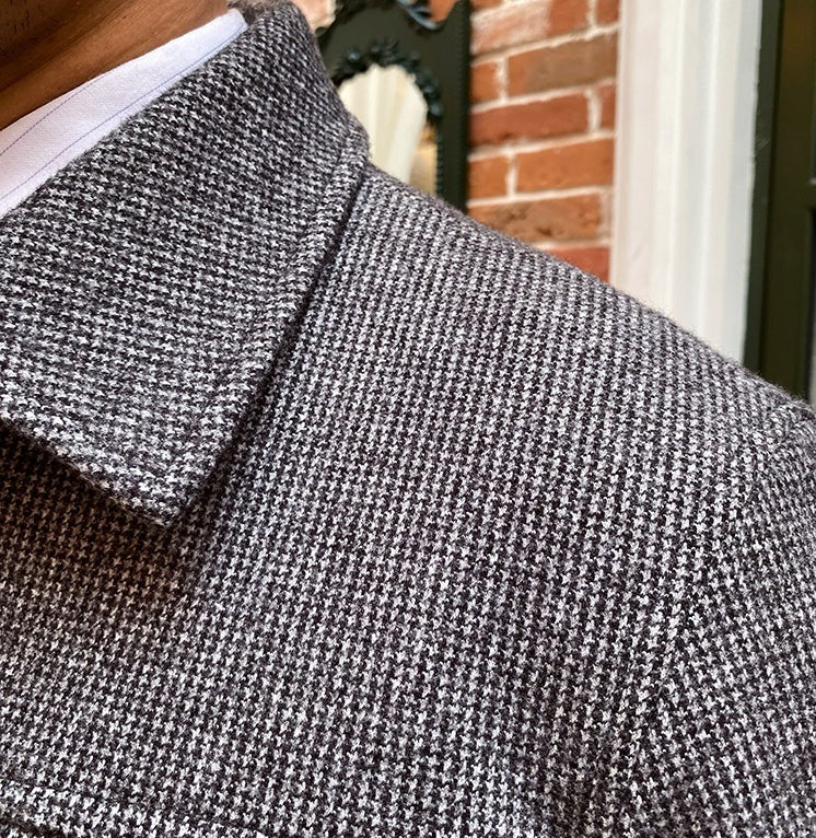 Grey houndstooth clearance sport coat