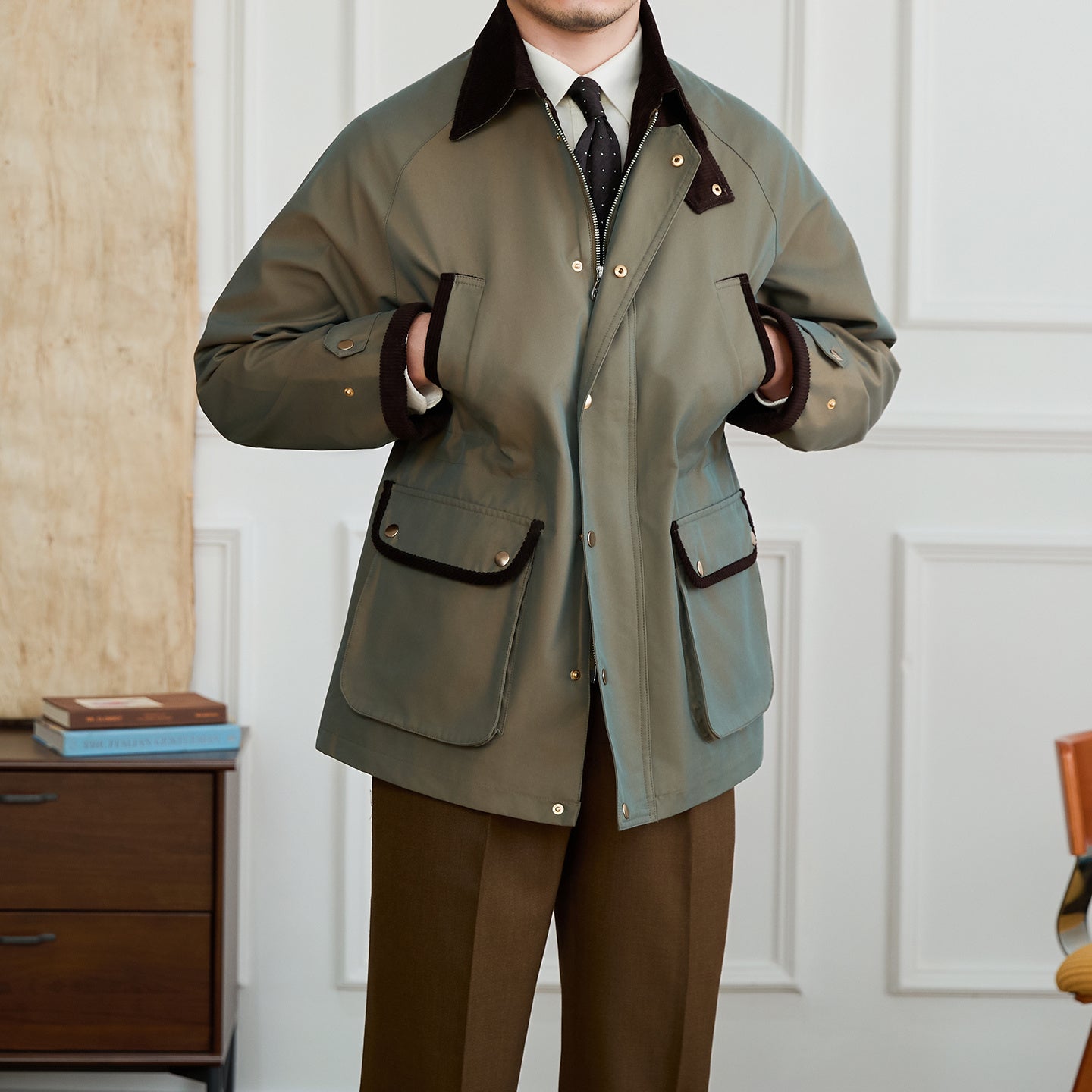 Vintage Cotswolds Waterproof Academia Jacket