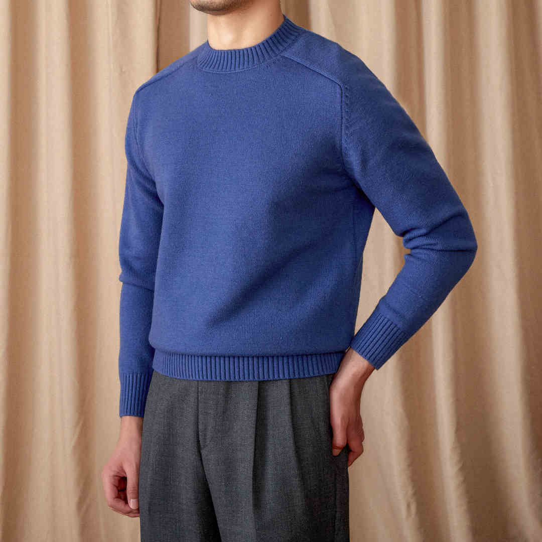 Basic Ribbed Knitted Jumper