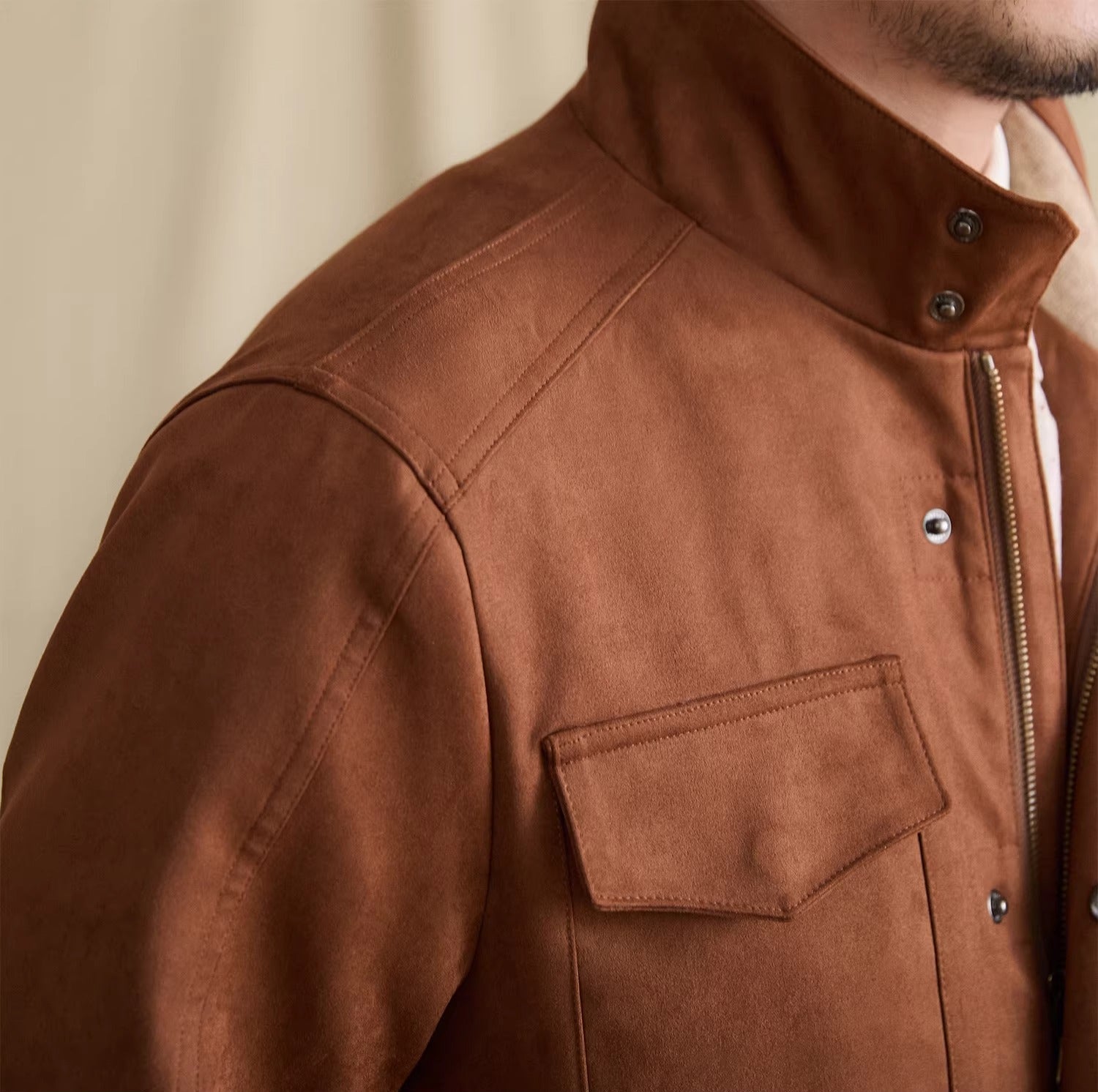 St James Hunting Faux Suede Jacket