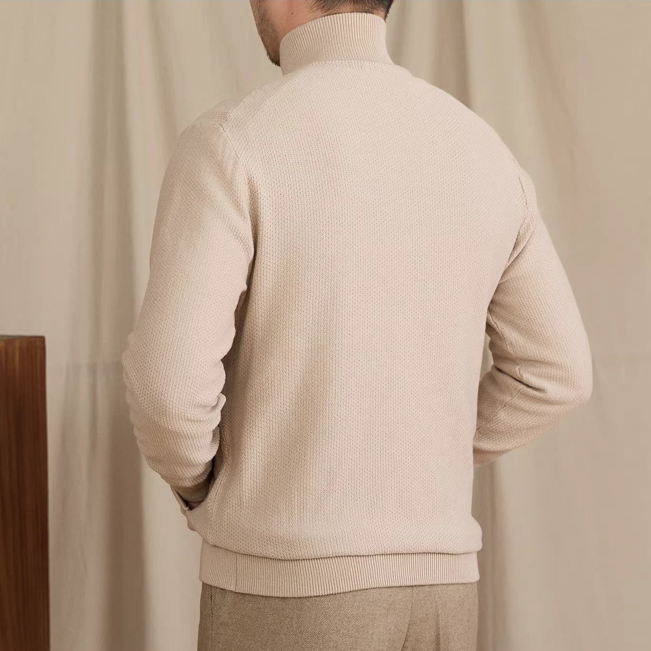 Ufficio Wool Blend Knitted Cardigan