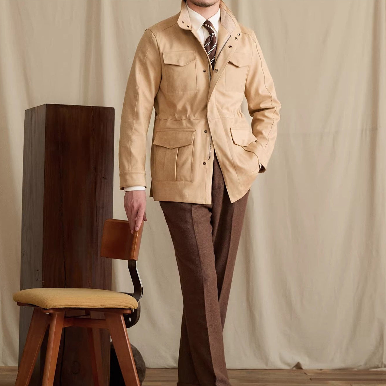 St James Hunting Faux Suede Jacket