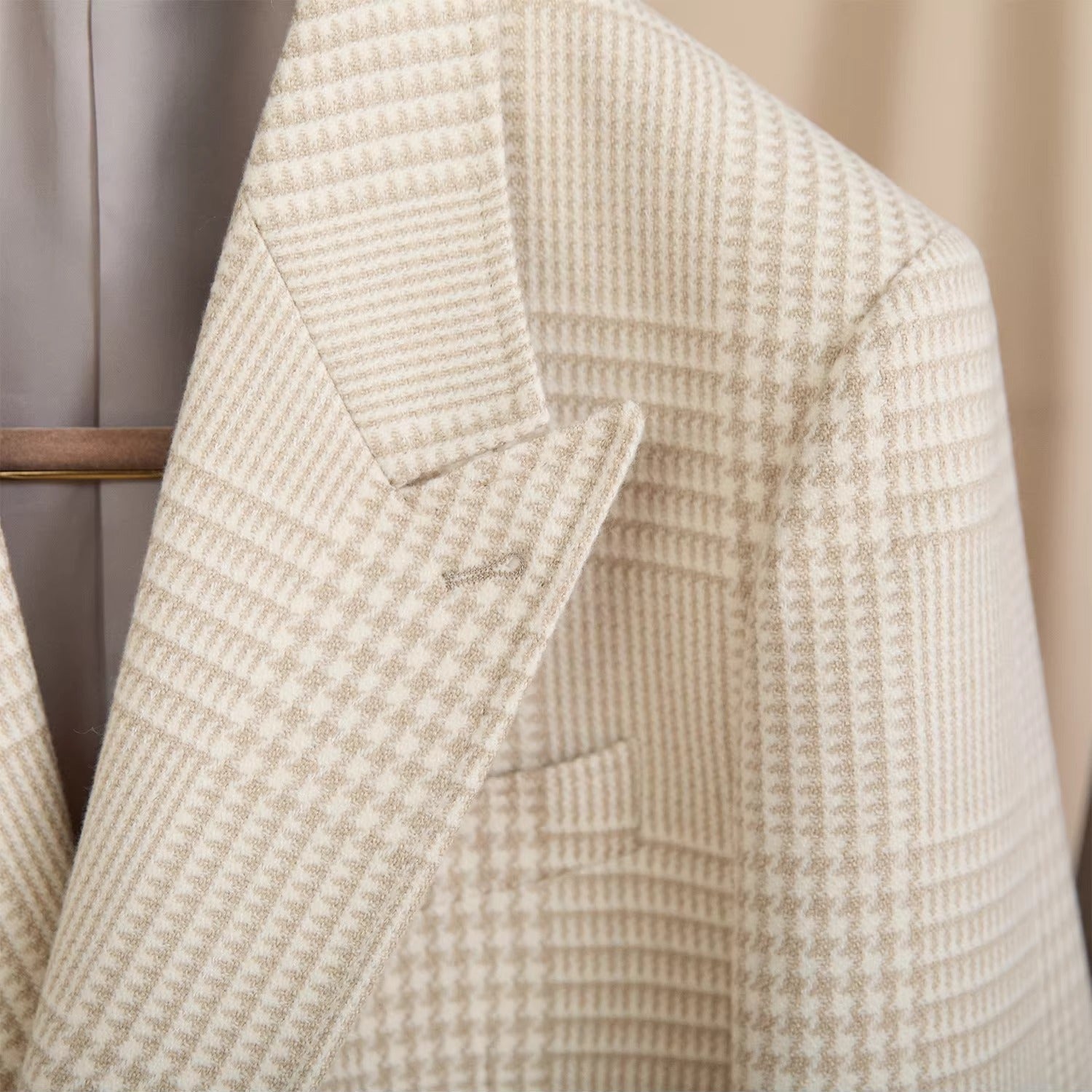 Martini Double Breasted Prince Of Wales Jacket