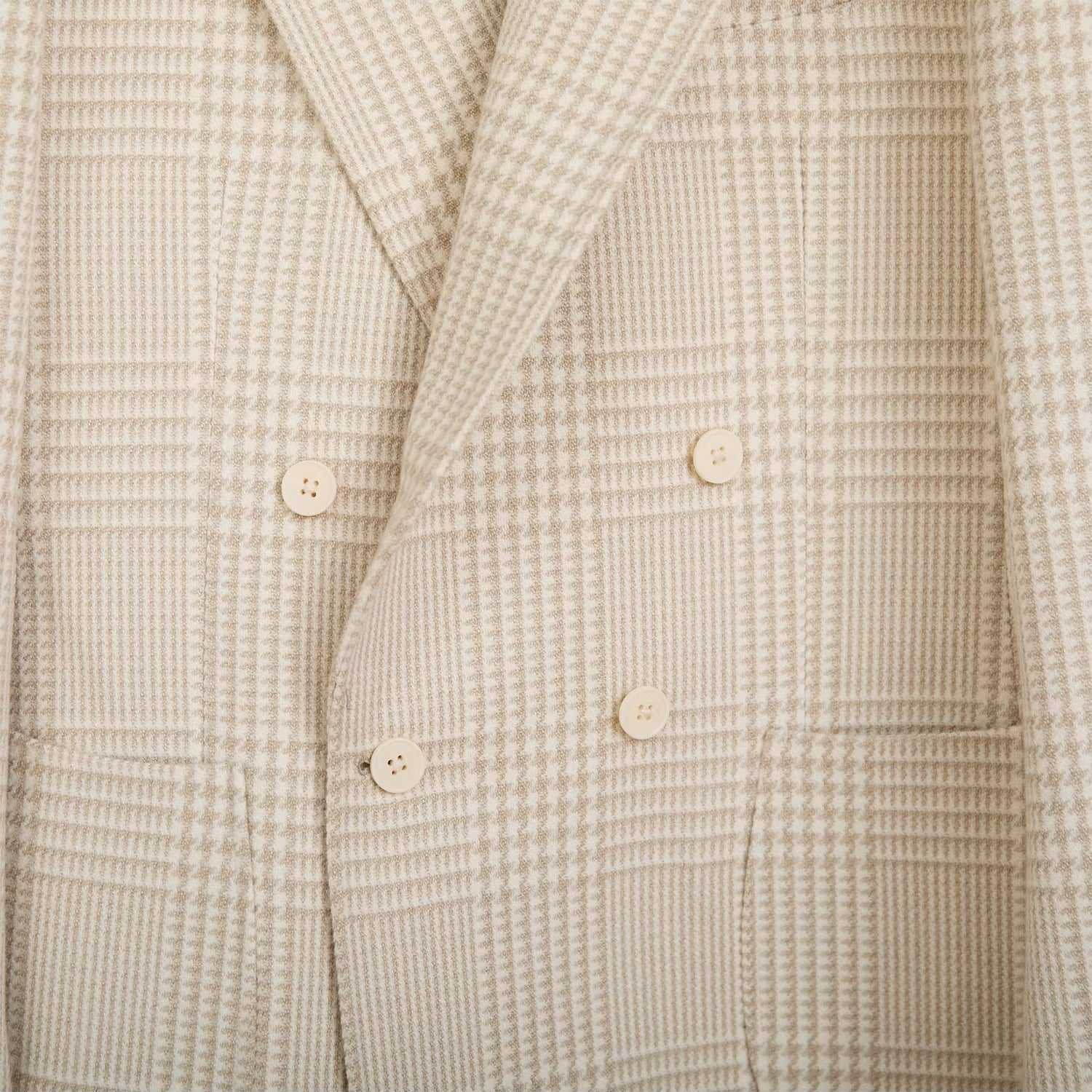 Martini Double Breasted Prince Of Wales Jacket