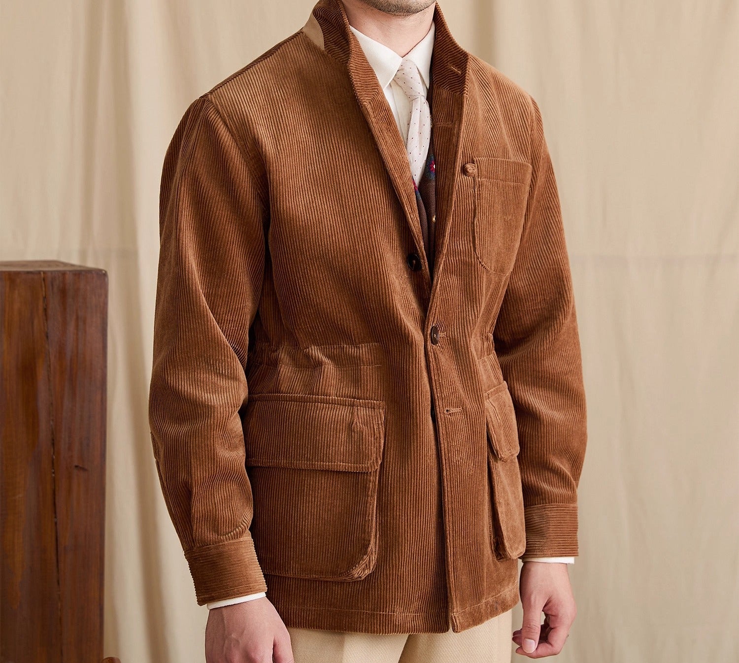 Milano Corduroy Cotton Suit Jacket