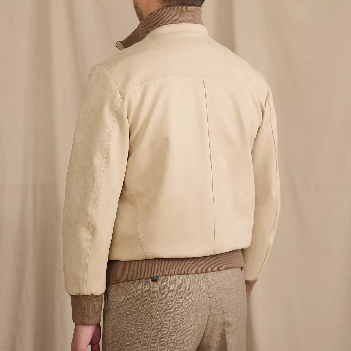 Paris Faux Suede Contrast Jacket