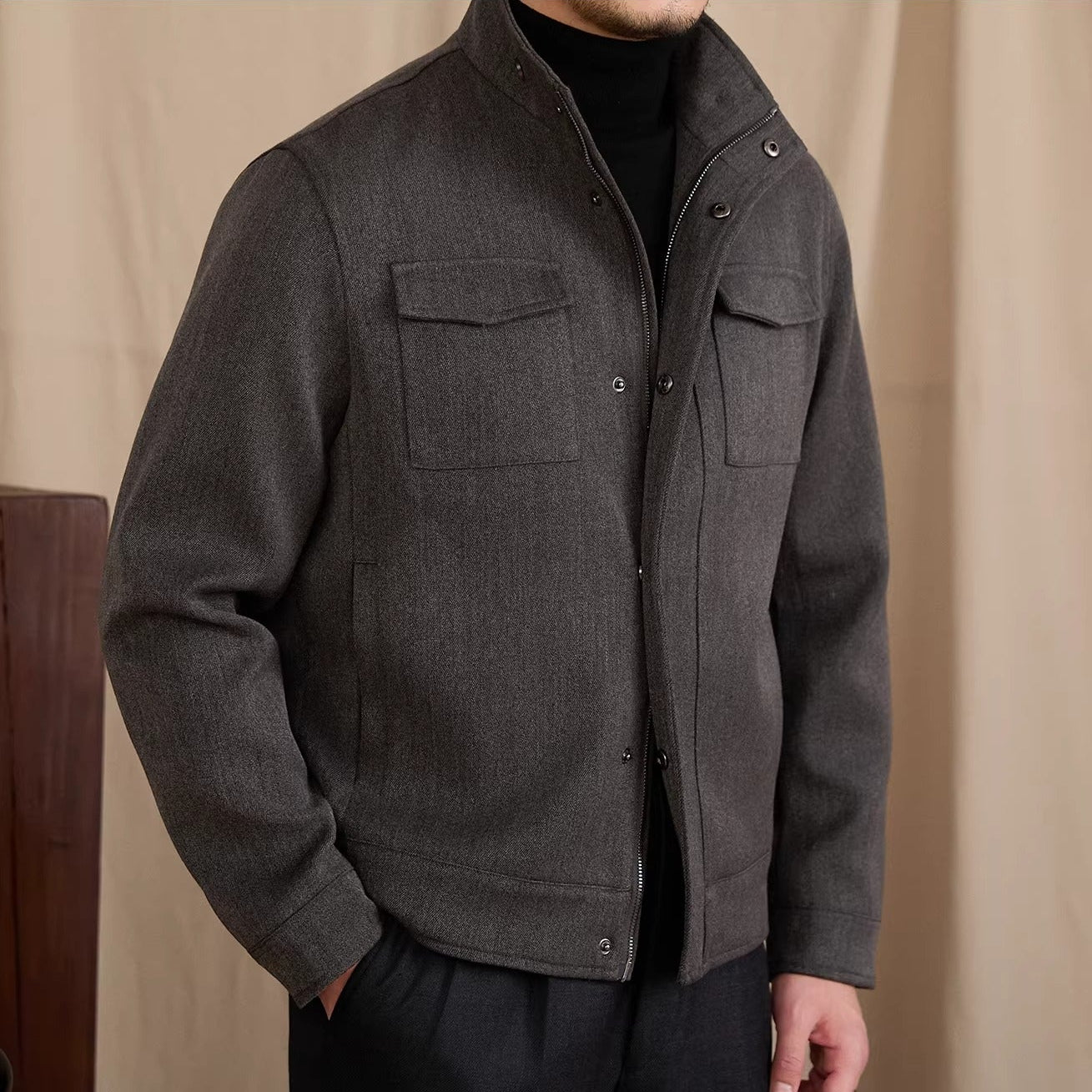 Knightsbridge Wool Blend Short Jacket
