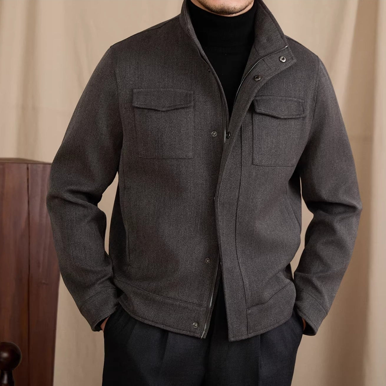 Knightsbridge Wool Blend Short Jacket