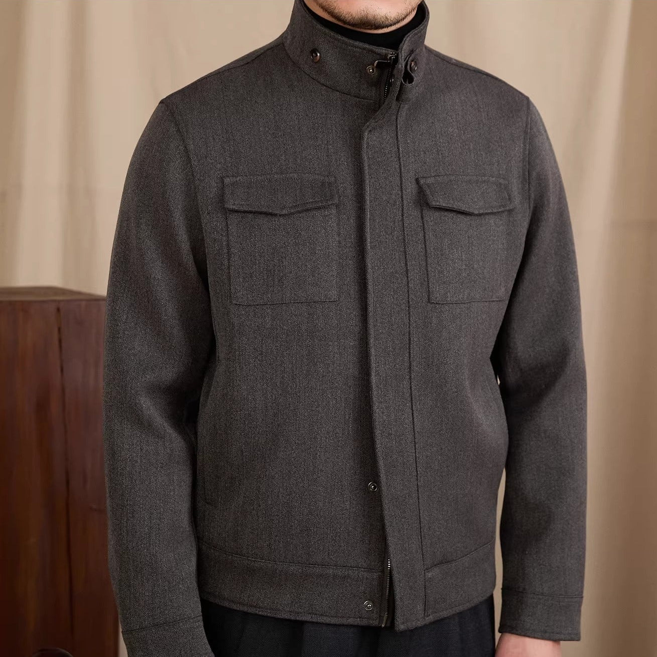 Knightsbridge Wool Blend Short Jacket