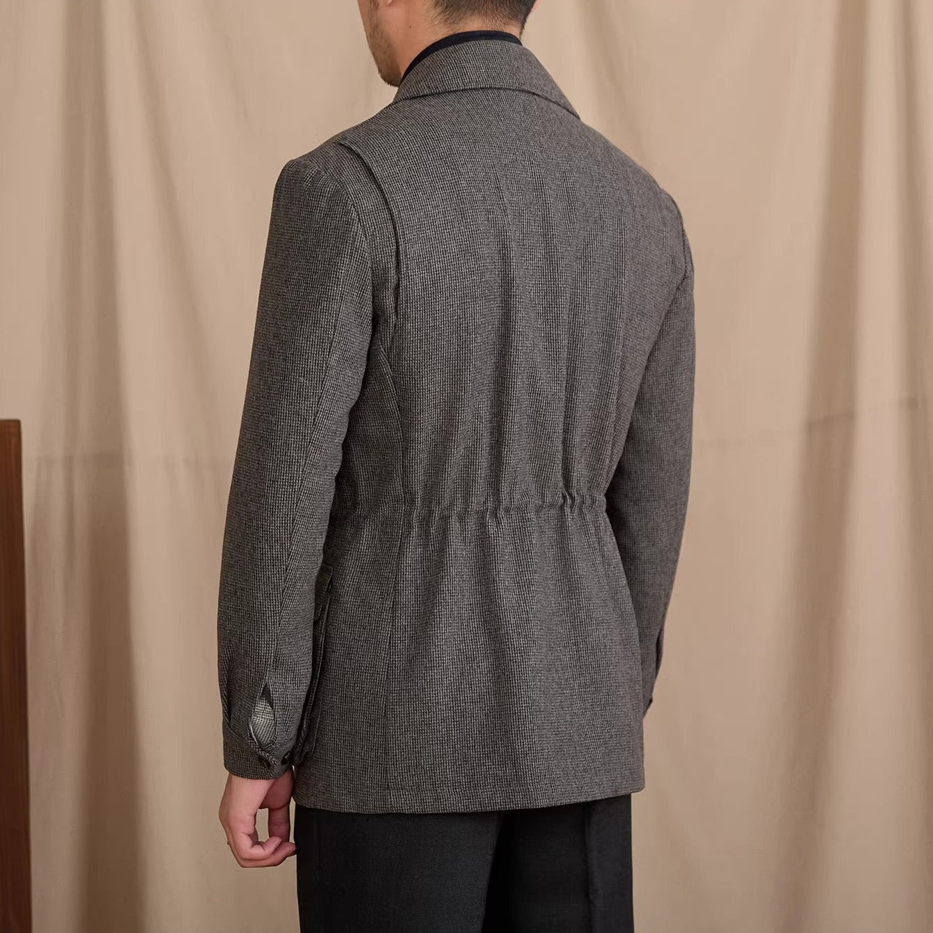 Montmartre Wool Blend Military Suit Collar Jacket