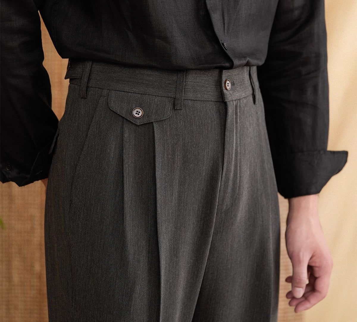 Hollywood Coin Pocket Straight Fit Trousers